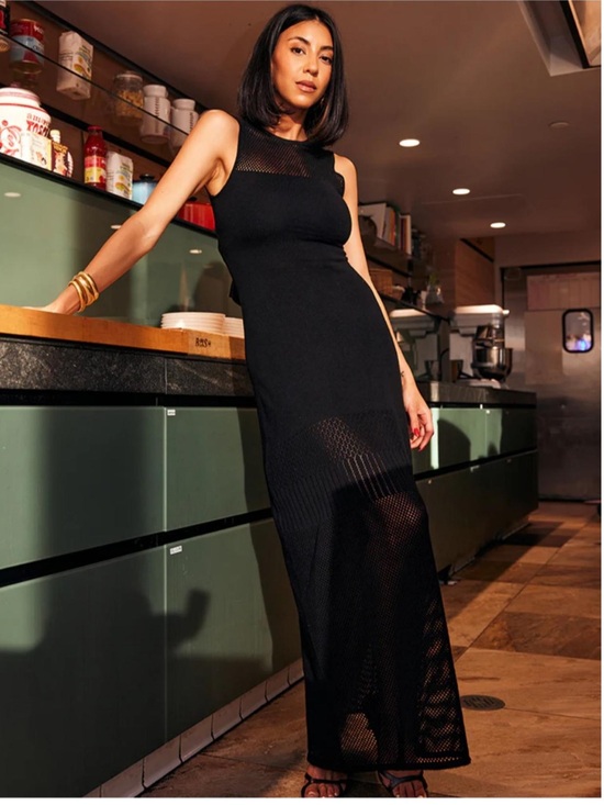 Misa Los Angeles Dresses & Skirts - MISA LOS ANGELES Clara Cotton Cashmere Blend Knit Maxi Dress Size: Small